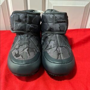 Avalanche Blue Camouflage Winter Rain Boots